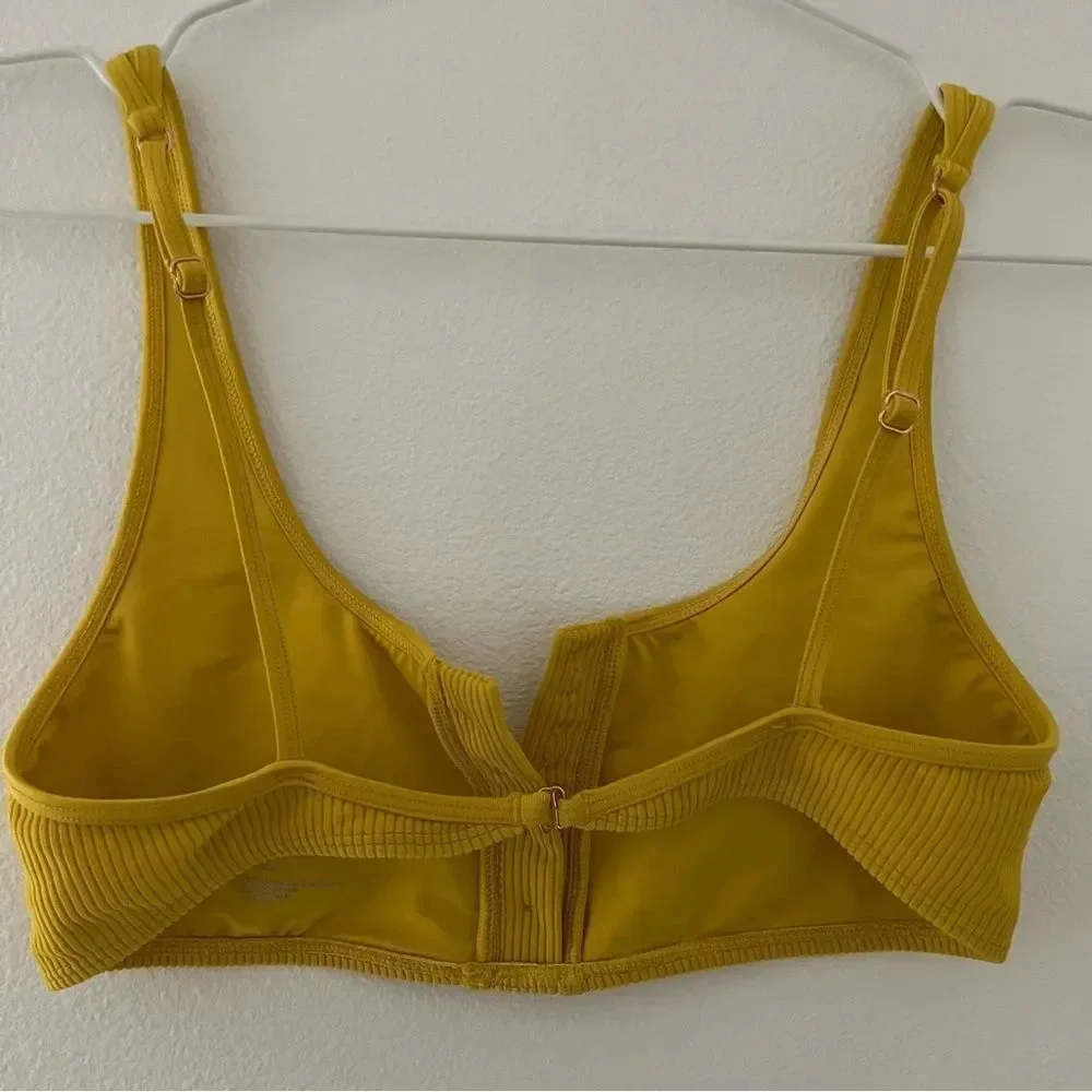 Frankie’s Bikini Alana Top in Yellow